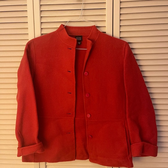 Eileen Fisher Jackets & Blazers - Eileen Fisher. Wool. Small. Size small. Suit jacket. Burnt orange.